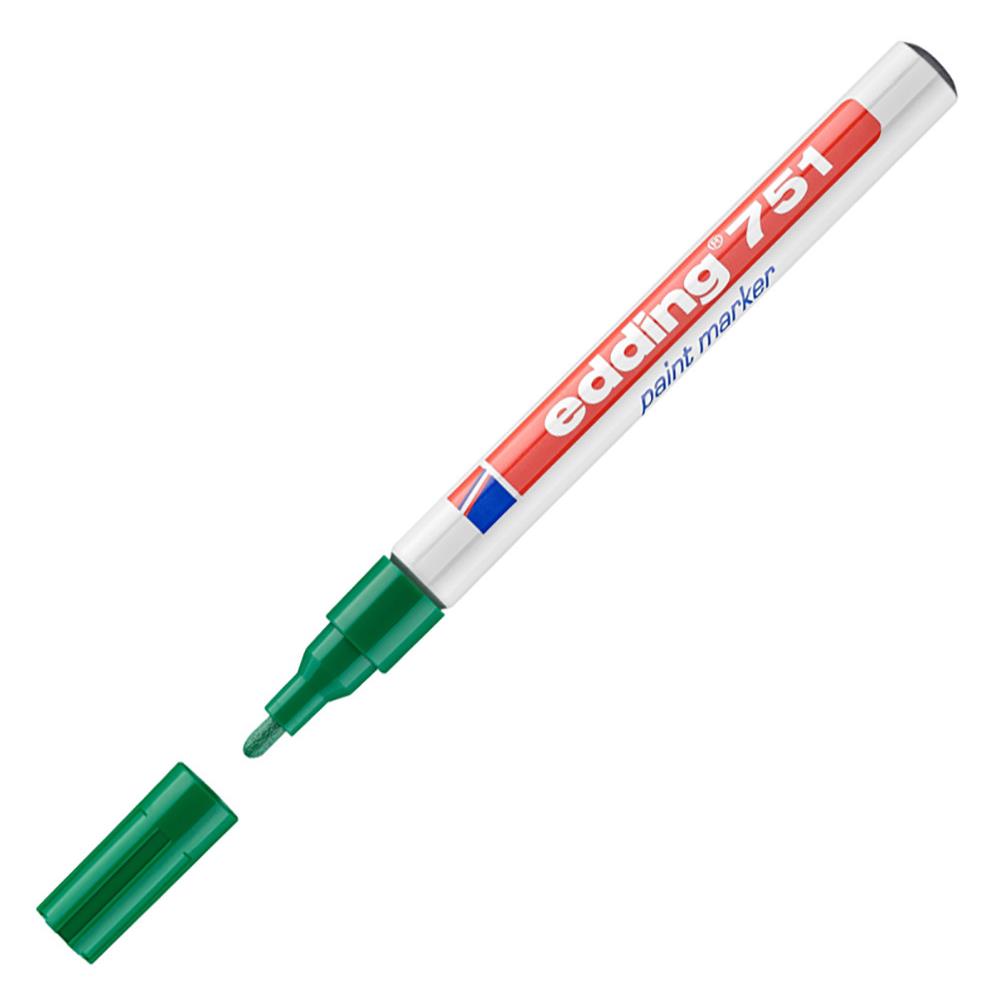Marqueur  peinture 751  pointe ogive 1 - 2 mm vert