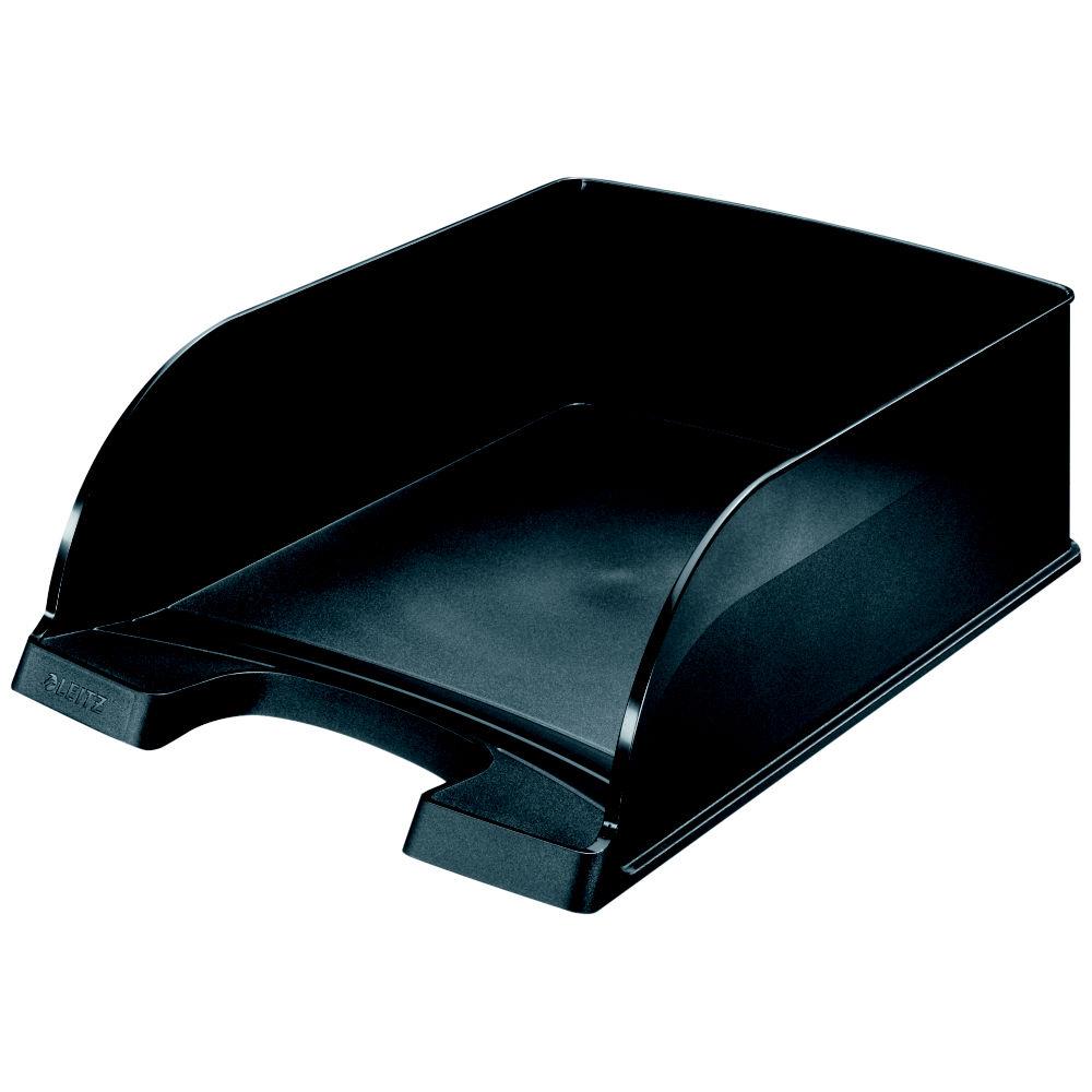 Corbeille  courrier Jumbo Plus - coloris noir - 25,5x36x10 cm