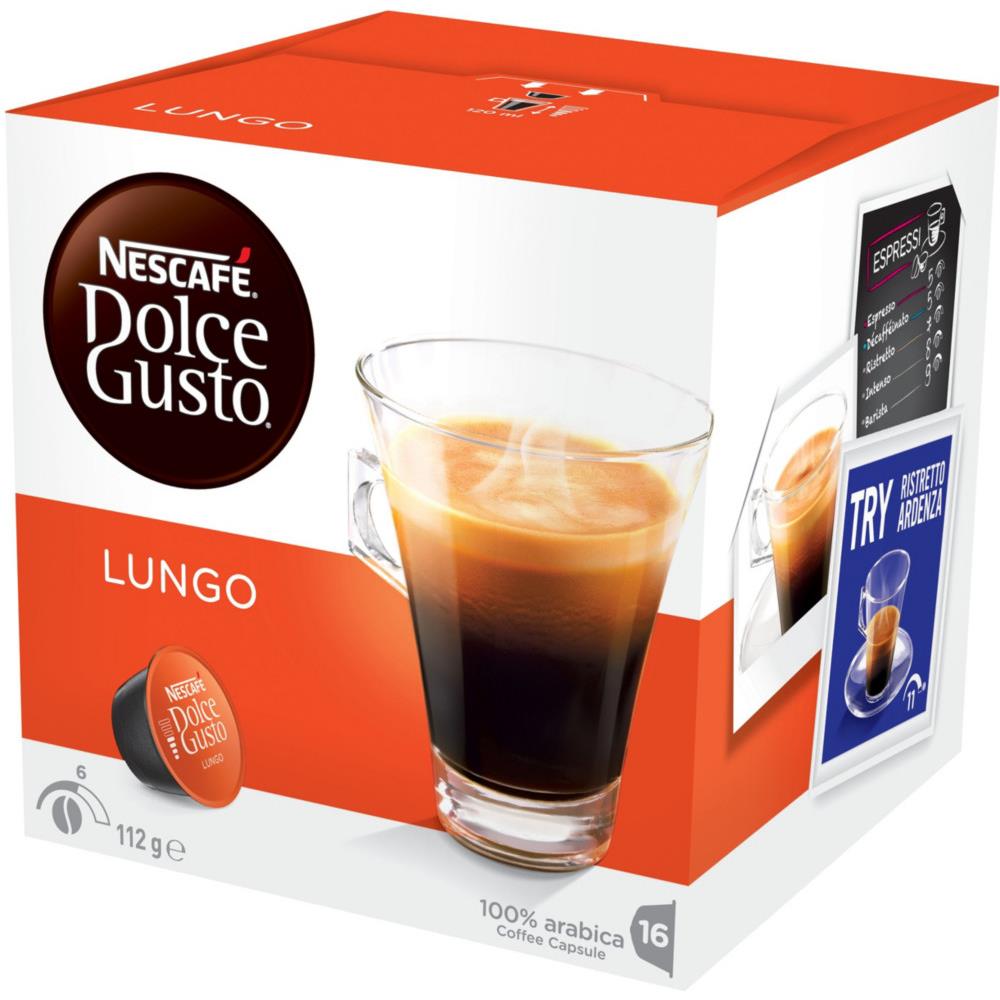 Dolce Gusto bote de 16 capsules Caf Lungo - paquet 16 units