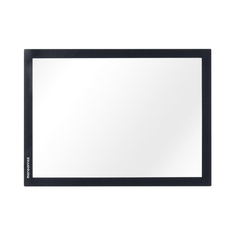 Pochette murale Cadre d'affichage adhsif A4 Mondoffice - Cadre noir - Lot de 2