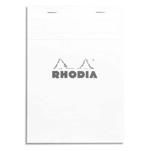 Bloc de direction Rodhia n16 - 160 pages - 14,8 x 21 cm - 5x5 - blanc