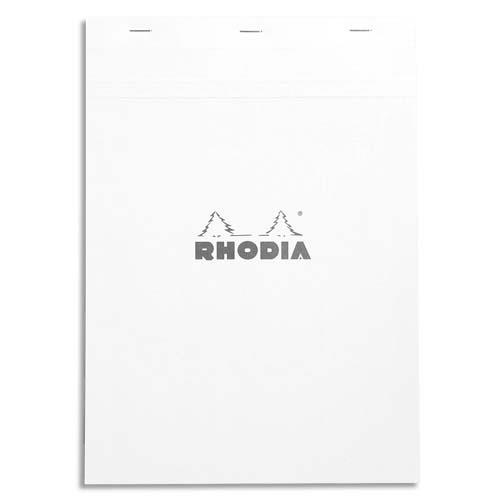 Bloc de direction Rodhia n18 - 160 pages - 21 x 29,7 cm - 5x5 - blanc