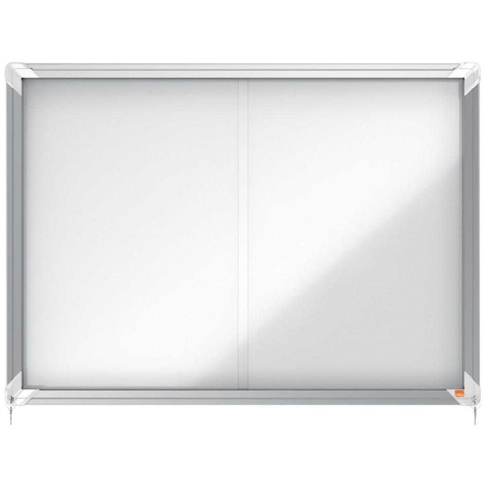 Vitrine d'affichage magntique Nobo Premium Plus - 92,2 x 66,5 cm - Format  8 x A4 - Cadre aluminium