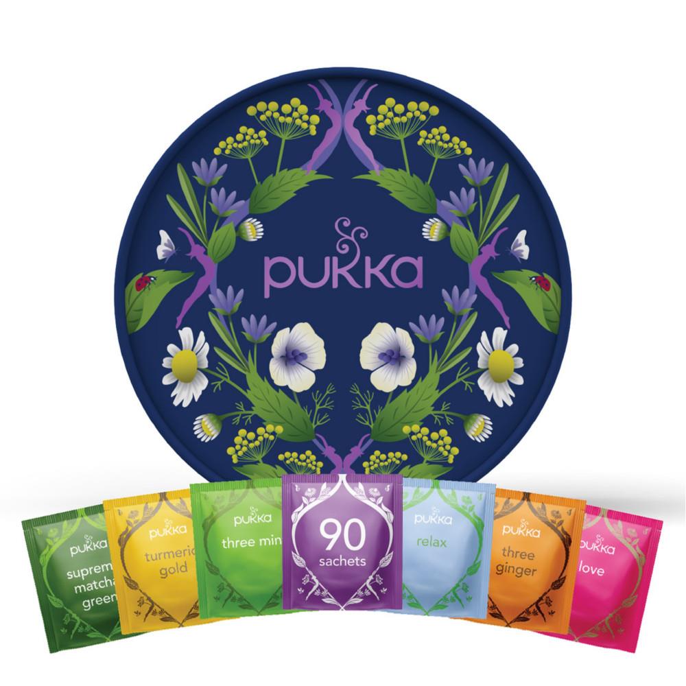 Th Bio bien tre Pukka - Coffret de 90 sachets de 6 saveurs