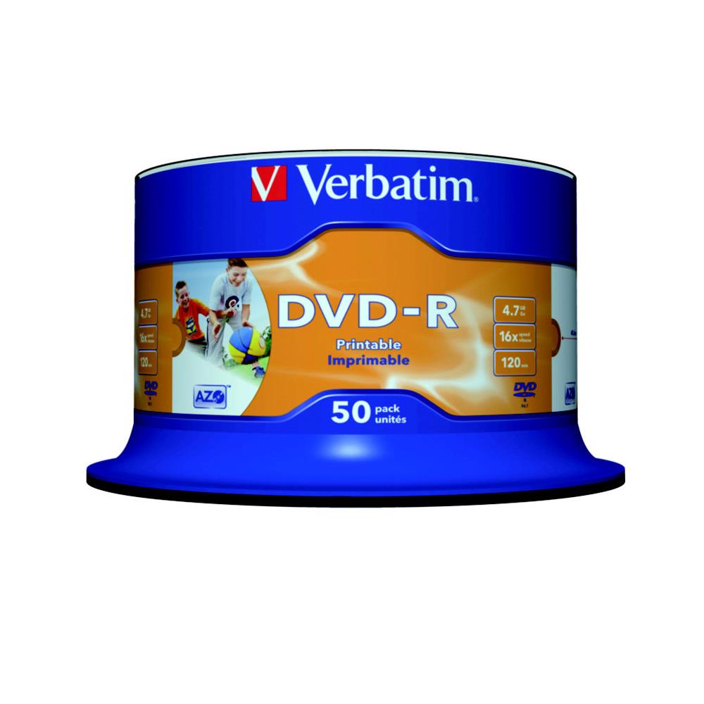 Verbatim 43533 dvd vierge 4,7 go dvd-r 50 pice(s)