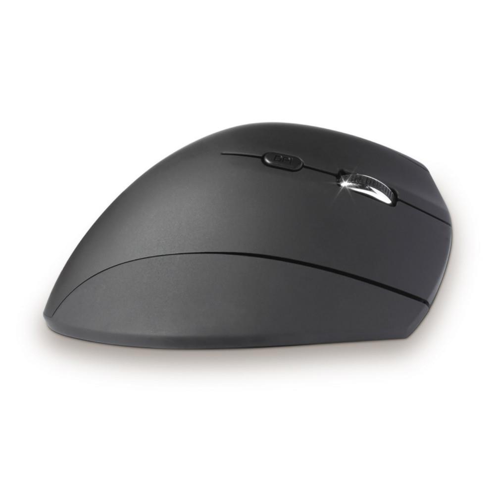 - Souris Mondoffice ergonomique sans fil avec dongle USB-A - Noir
