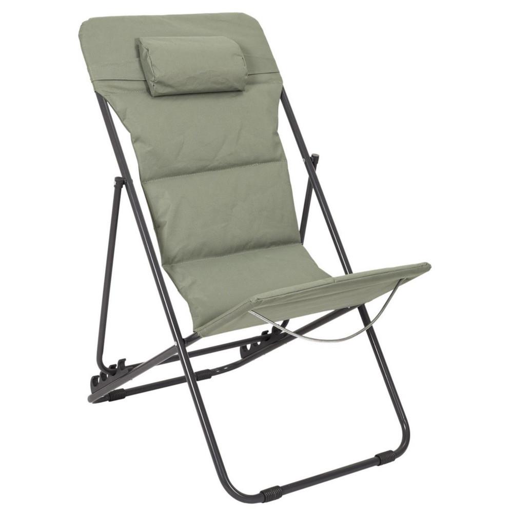 Transat pliable et ajustable Ana - Kaki