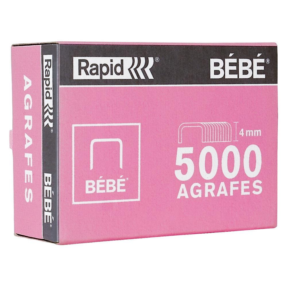 Agrafes Bb - rose - bote de 5000