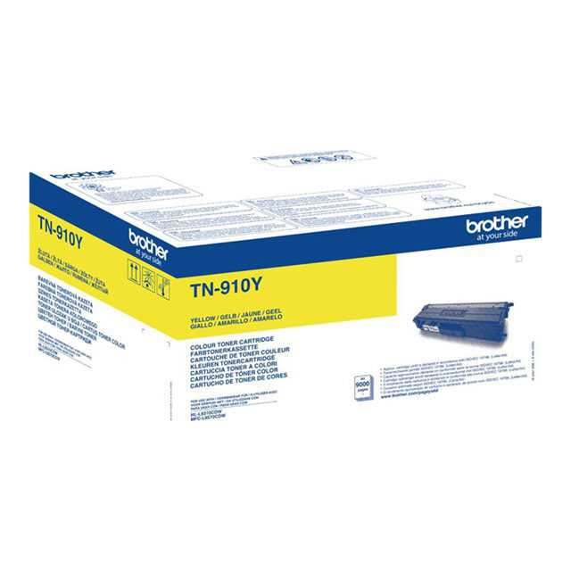 Cartouches de toner - Brother cartouche de toner tn-910y originale - jaune