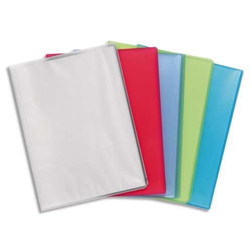 Protge document Exacompta Chromaline - 30 pochettes/60 vues - polypropylne - coloris assortis