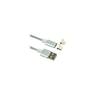 Mcl mc922ahb/2a-1m cble usb usb 2.0 usb a micro-usb b argent
