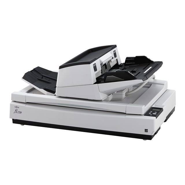 Ricoh fi-7700 scanner  plat et chargeur automatique 600 x 600 dpi a3 noir, blanc