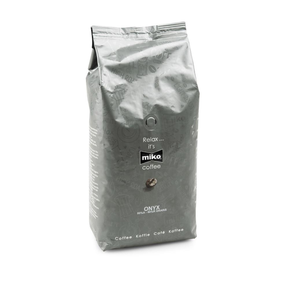 Caf en grains Onyx - Arabica - Robusta - 1 kg - paquet 1000 grammes