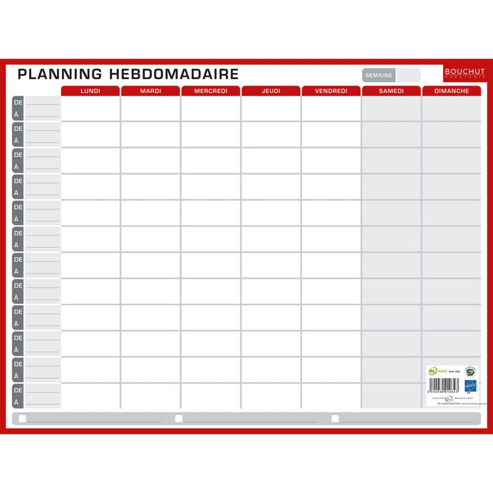 Calendrier CBG PLANNING HEBDO & ANNUEL CIVIL 32x42 cm janvier  dcembre