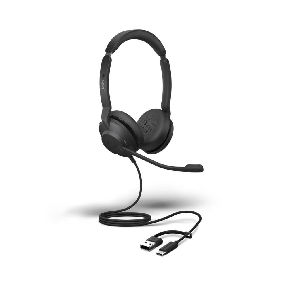 30 Evolve2 Jabra SE Jabra UC Duo Casque filaire USB-C / USB-A