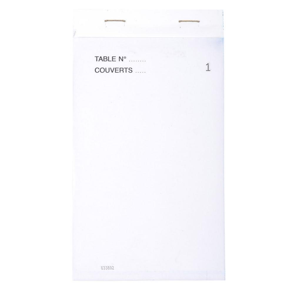 Bloc Matre d'Htel Exacompta 50 feuillets autocopiants numrots dupli 9,5 x 17 cm