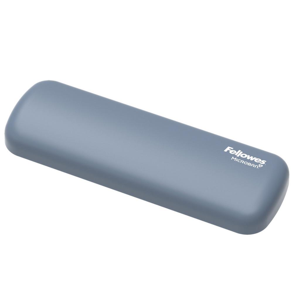 Repose-poignet Breyta Fellowes pour souris - Coussin antibact�rien en silicone doux - L. 18 x P. 6 cm - Bleu