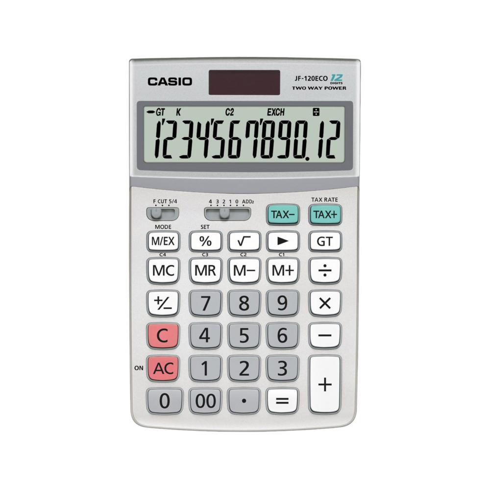 Calculatrice de bureau Casio JF-120ECO - 12 chiffres