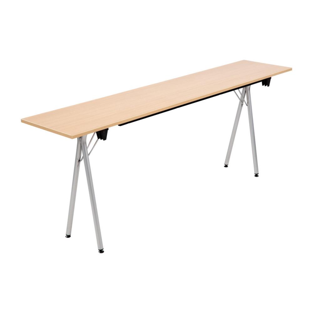 Table pliante S�minaire 3 places - Ch�ne,Aluminium