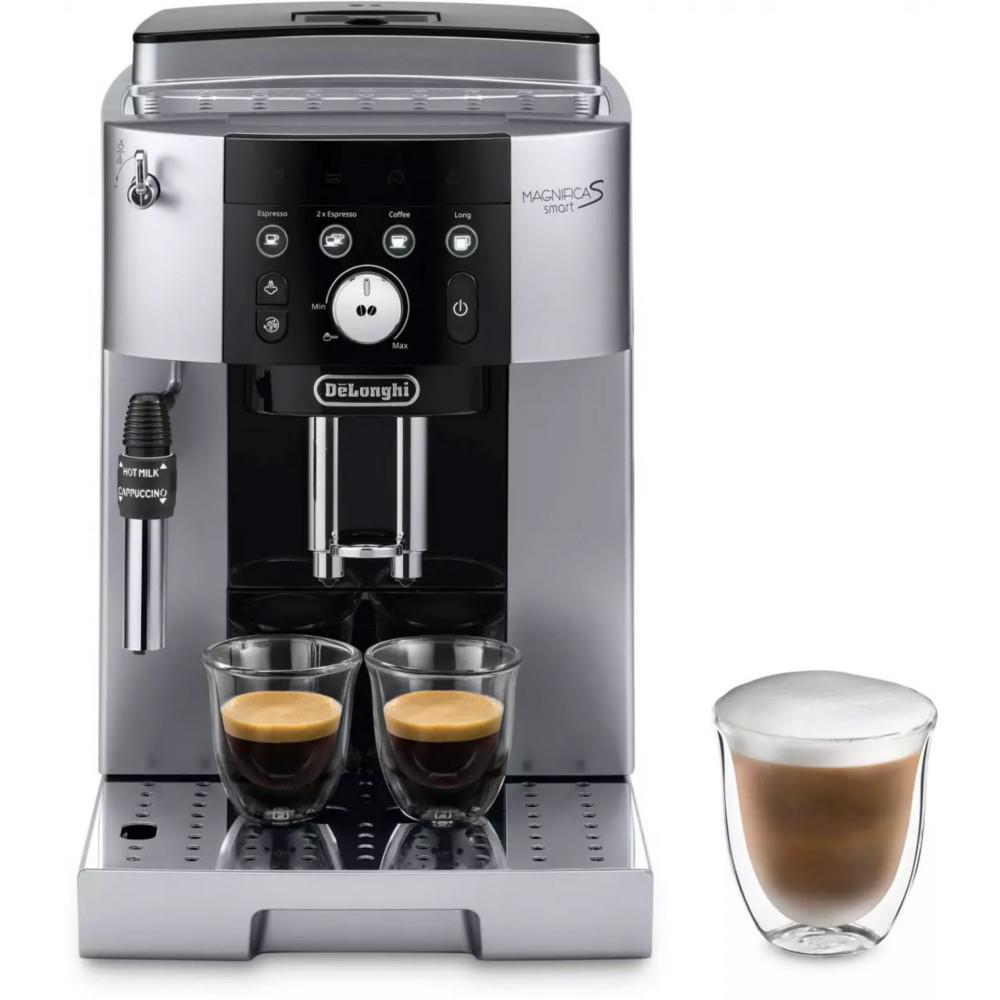 Machine  caf expresso Delonghi Magnifica S Smart Premium automatique avec broyeur grains  - Noir et aluminium