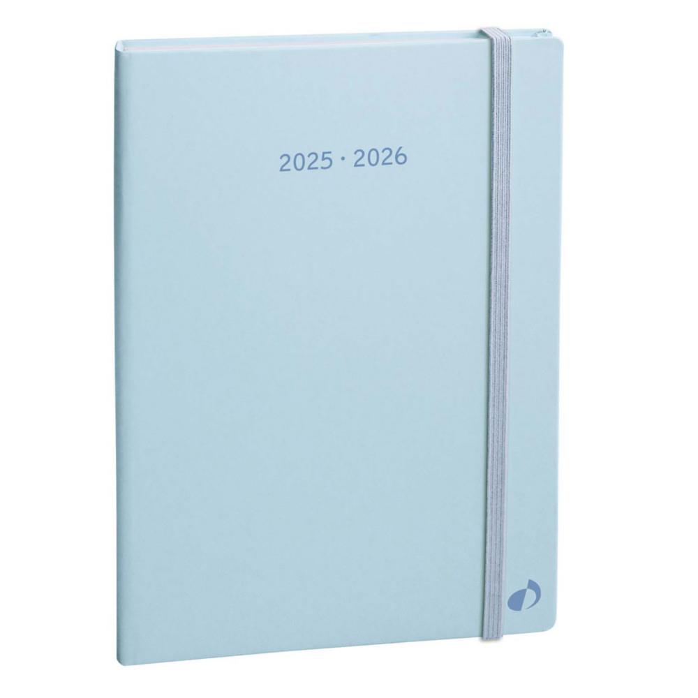 Agenda semainier Quo Vadis Plan Notes - 15 x 21 cm - Bleu clair - Septembre 2025 � D�cembre 2026