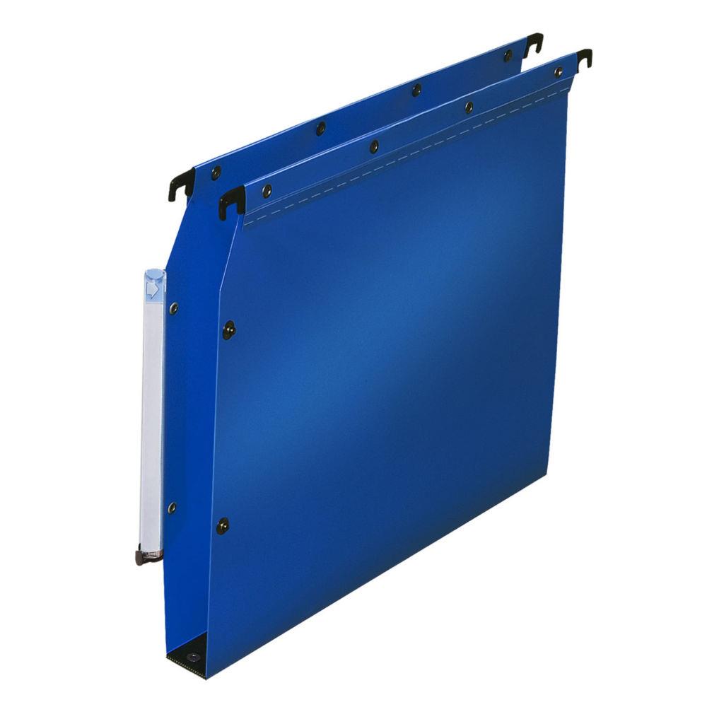 Dossiers polypropylne 5/10- dos 30 mm - pour armoire - bleu - lot de 10