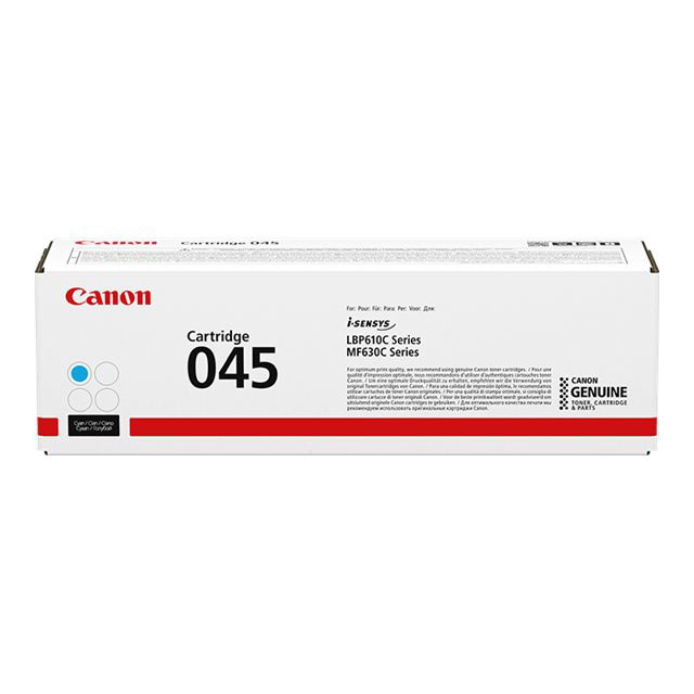 Cartouches de toner - Canon 045 cartouche de toner 1 pice(s) original cyan
