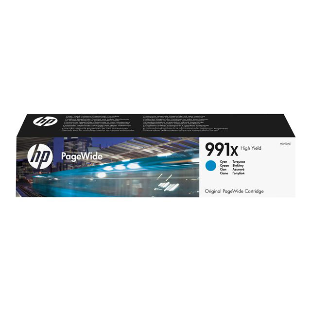 Cartouches pour imprimantes - Hp cartouche d'encre cyan pagewide 991x grande capacit authentique