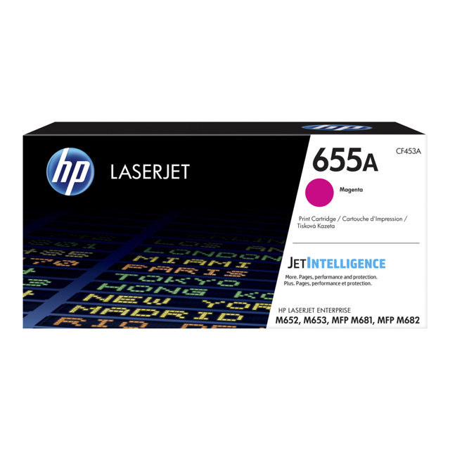 Cartouches de toner - Hp 655a toner laserjet magenta authentique