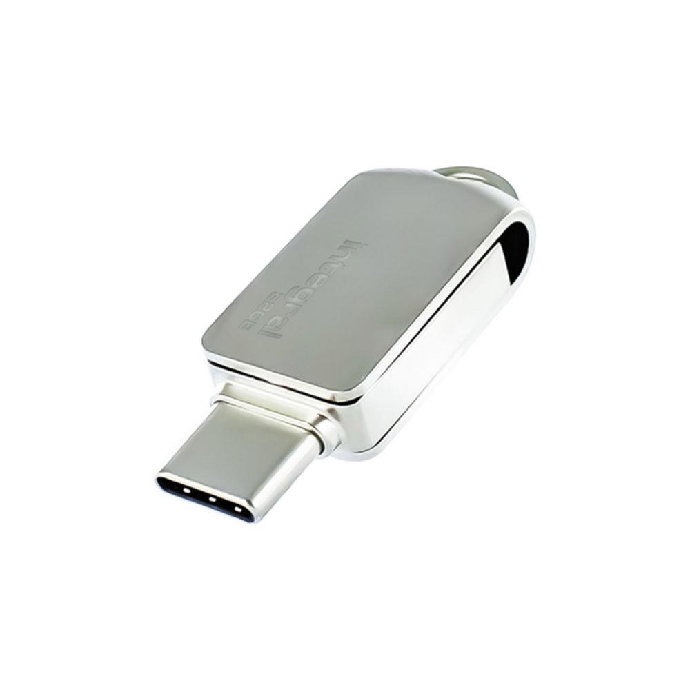 Cl USB-C et USB-A 3.0 Integral Dual - 32Go - Gris