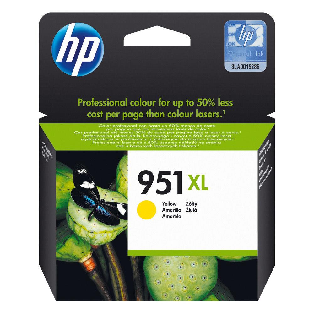 Cartouches pour imprimantes - Hp 951xl cartouche d'encre jaune grande capacit authentique