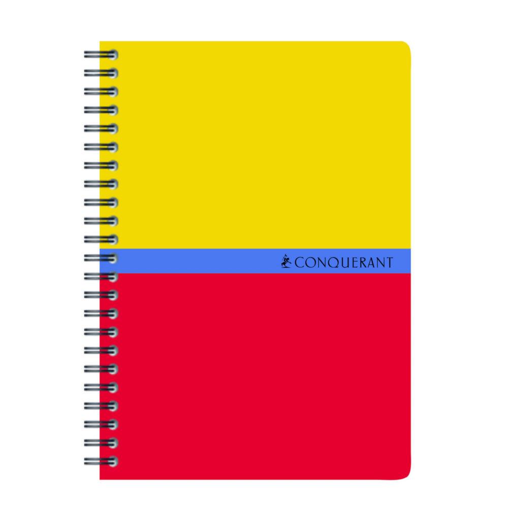 Carnet   spirales Oxford 100 pages 10,5 x 14,8 cm 70 g petits carreaux 5x5 - assortis