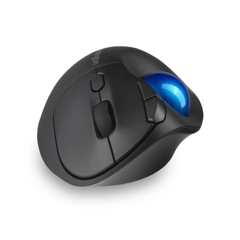 Kensington pro fit ergo tb450 souris bureau droitier rf sans fil + bluetooth trackball 1600 dpi