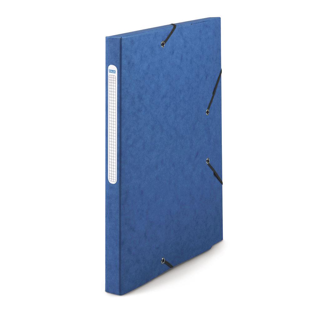 Chemise  lastiques 3 rabats Raja - Format 24 x 32 cm - Bleu