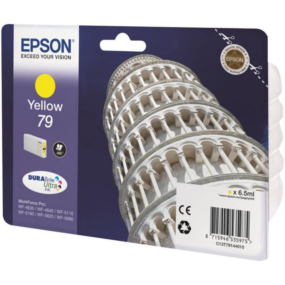 Cartouches pour imprimantes - Epson tower of pisa encre jaune "tour de pise" (800 p)