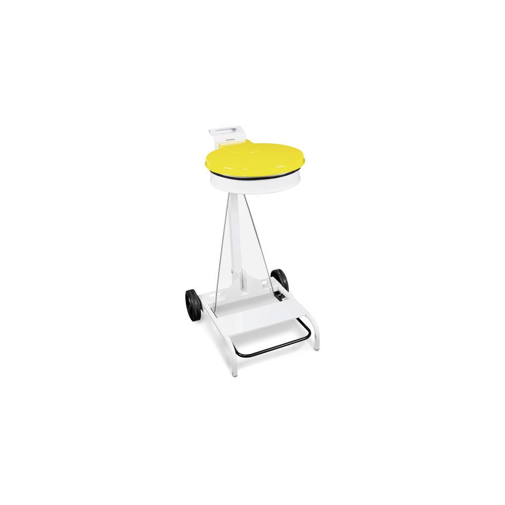 Support-sac mobile  pdale - 110 L - jaune