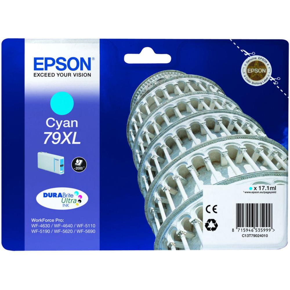 Cartouches pour imprimantes - Epson tower of pisa encre cyan "tour de pise" xl (2 000 p)