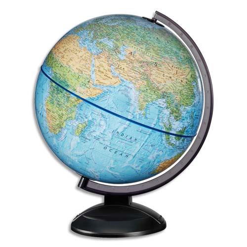 Globe lumineux en kit prt  monter (avec notice de montage) sphre bleue - diamtre 30 cm