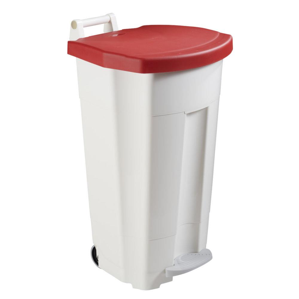 Poubelle  pdale Rossignol Boogy  90 litres - Rouge