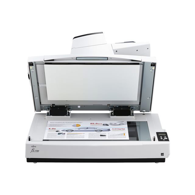 Ricoh fi-7700s scanner  plat et chargeur automatique 600 x 600 dpi a3 noir, blanc