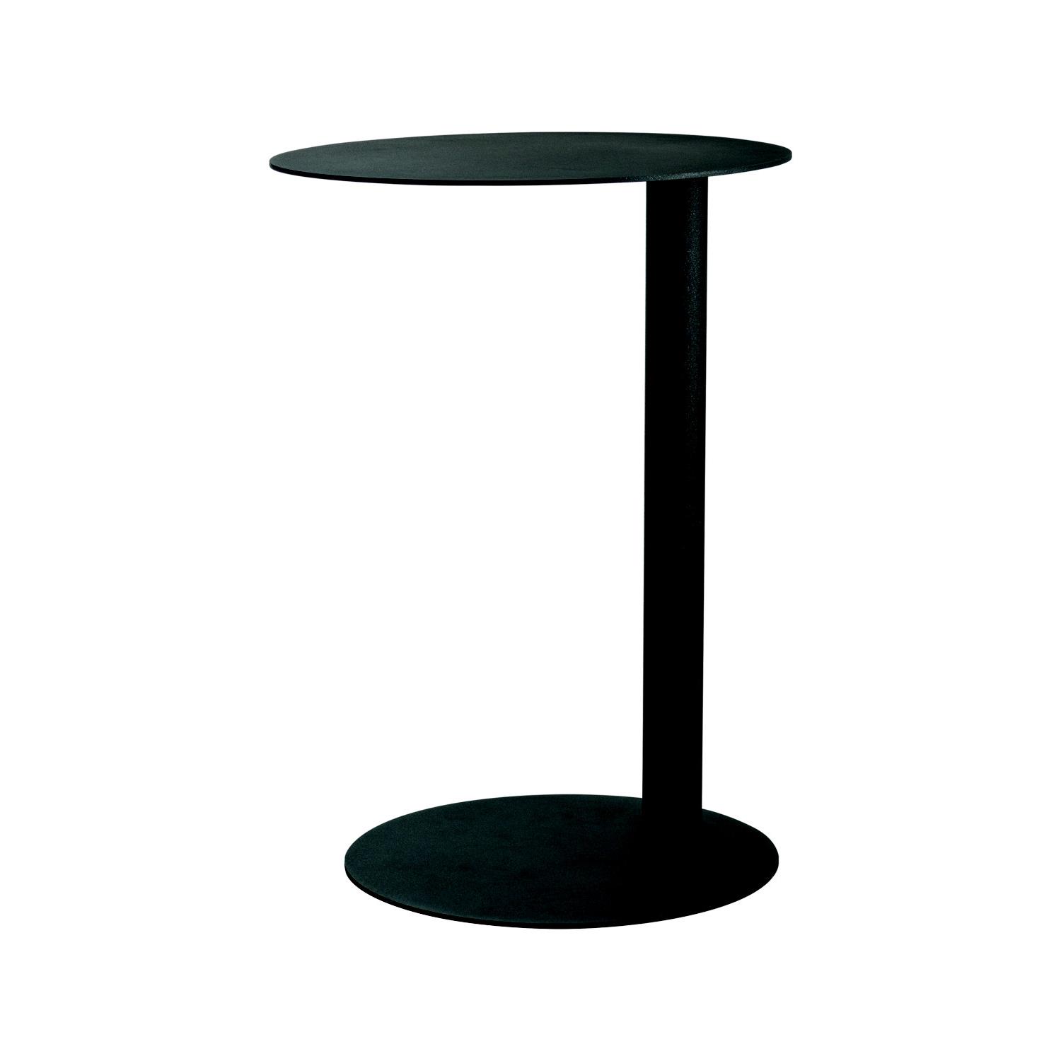 Table d'appoint Ma mtal - diamtre 40 cm - anthracite