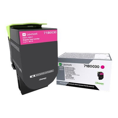 Cartouches de toner - Lexmark 71b0030 cartouche de toner 1 pice(s) original magenta