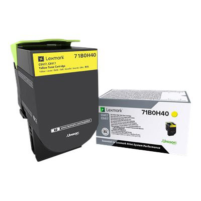 Cartouches de toner - Lexmark 71b0h40 cartouche de toner 1 pice(s) original jaune