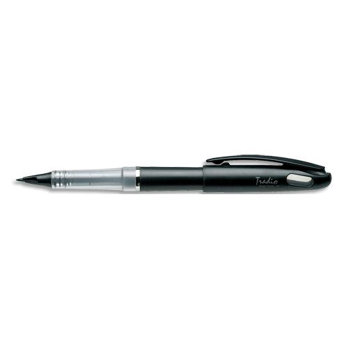 Feutre plume Pentel Tradio TRJ 50 - noir