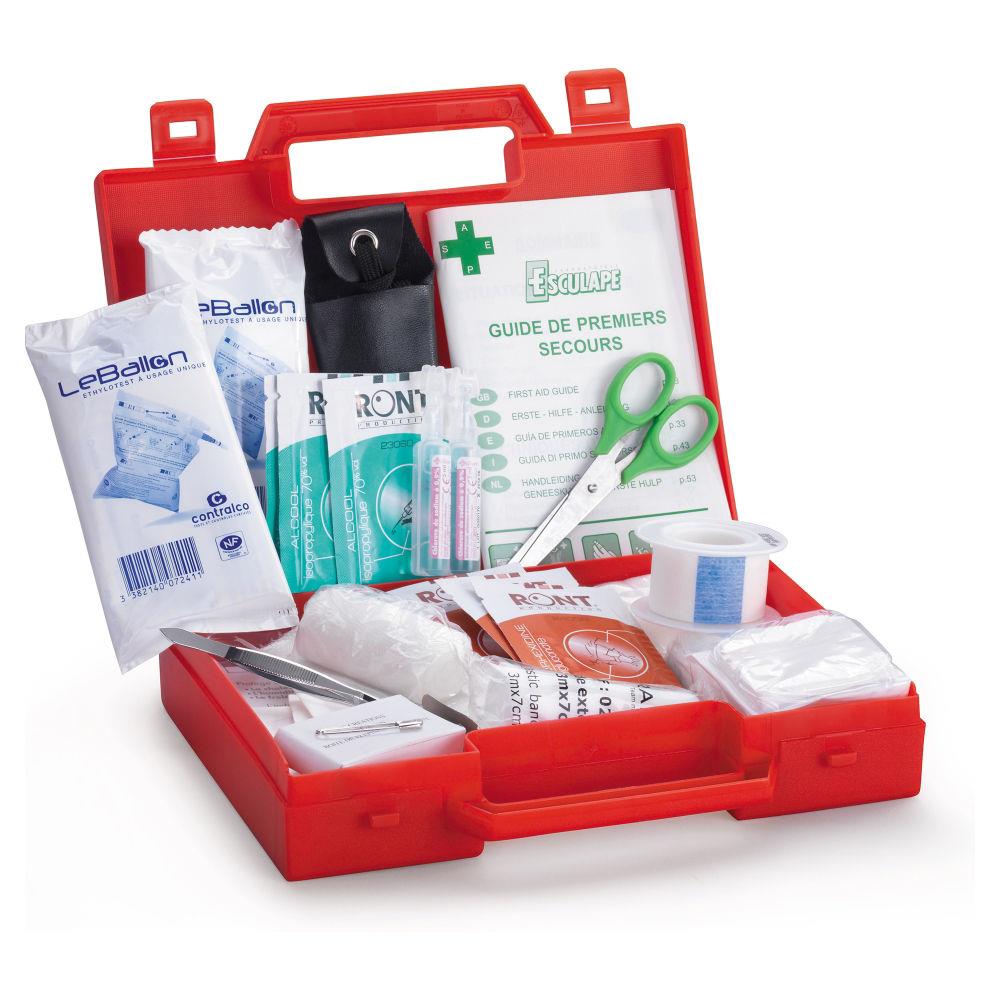 Trousse de secours spcial BTP et Maintenance - Rouge