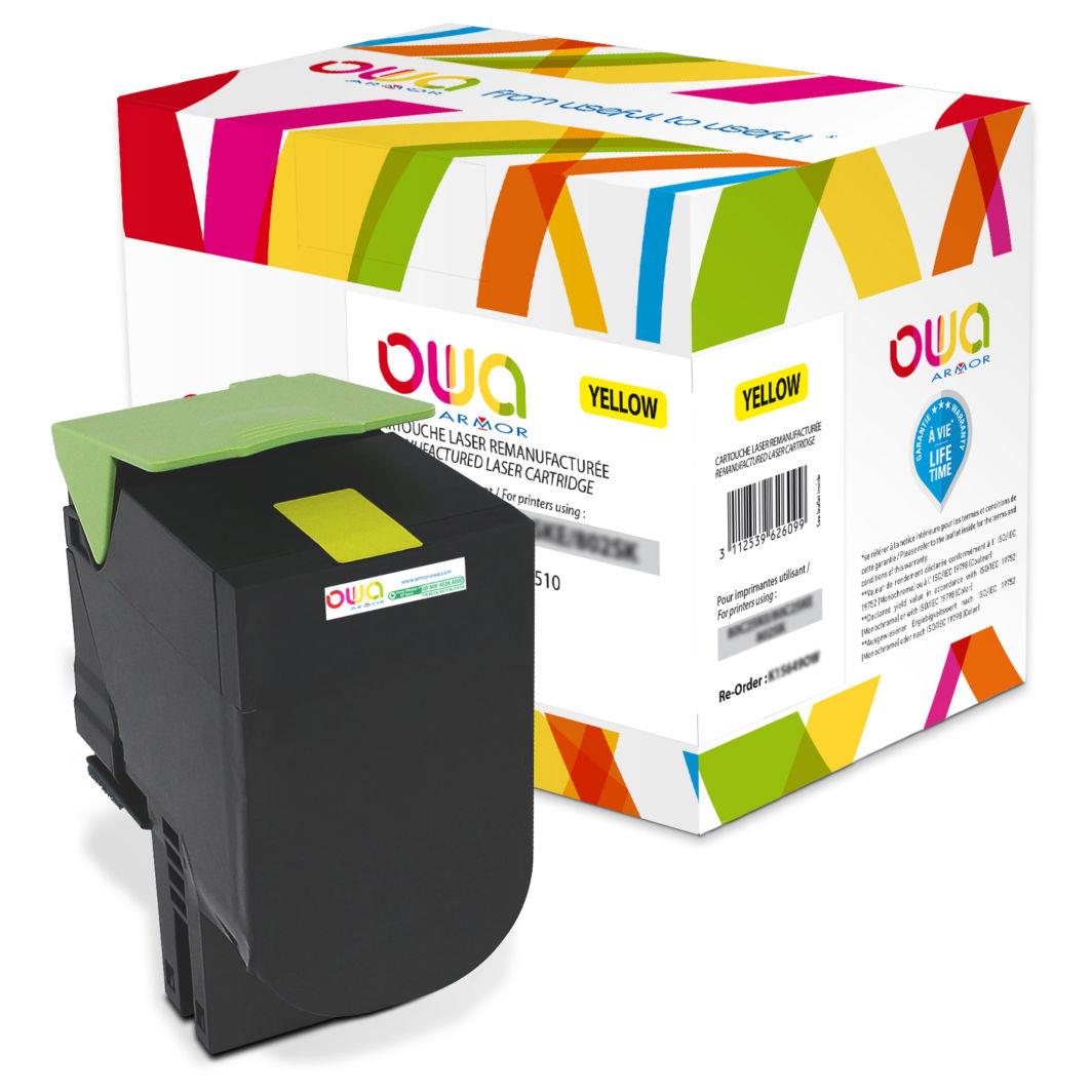 Cartouches de toner - Armor k15825ow cartouche de toner 1 pice(s) jaune