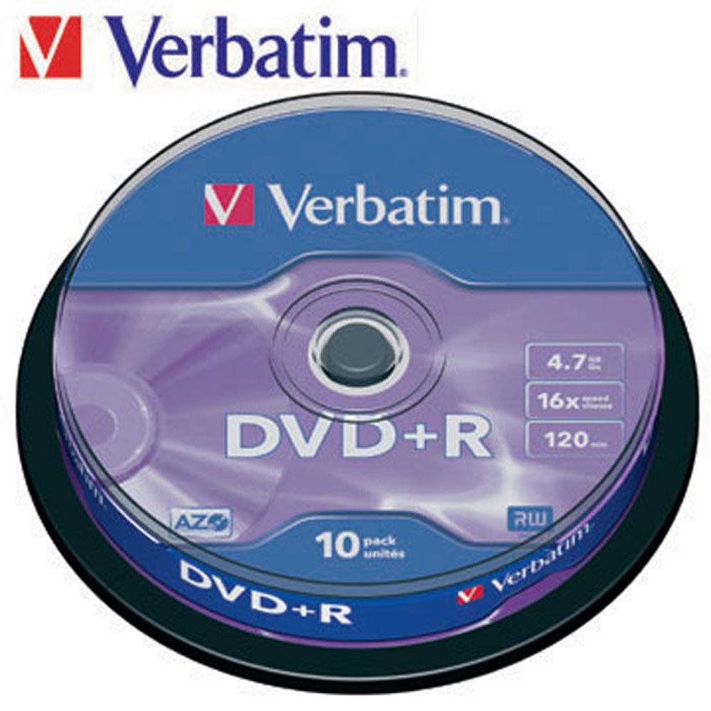 DVD+R x 10 DataLifePlus Verbatim - 4.7 Go - support de stockage - lot de 10