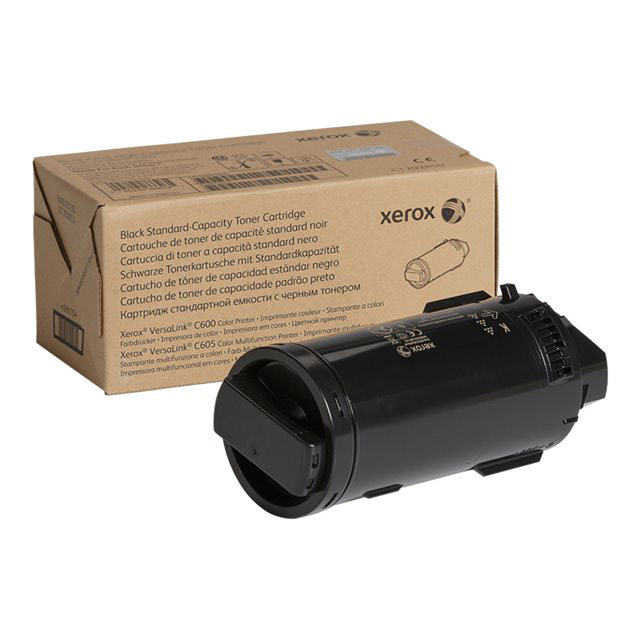 Cartouches de toner - Xerox cartouche de toner noir de capacit standard imprimante couleur  versalink c600?/?multifonctions  versalink c605 (6000 pages) - 106r03899