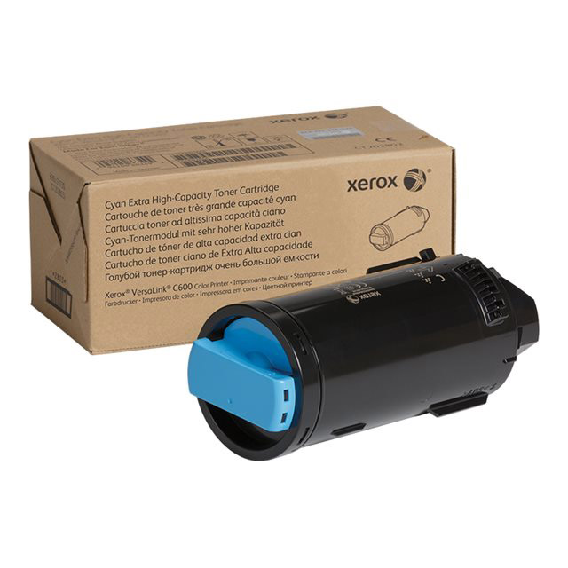 Cartouches de toner - Xerox cartouche de toner cyan de trs haute capacit imprimante couleur  versalink c600 (16800 pages) - 106r03920