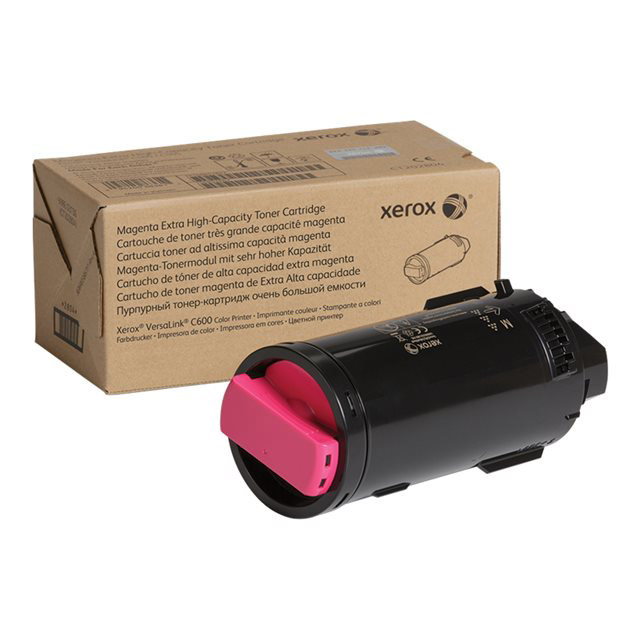 Cartouches de toner - Xerox cartouche de toner magenta de trs haute capacit imprimante couleur  versalink c600 (16800 pages) - 106r03921